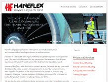 Tablet Screenshot of haneflex.com